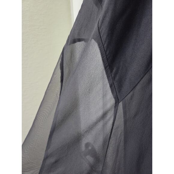 Victoria's Secret 100% Silk Black Sheer Sexy Lingerie Maxi Slip, Women's Small - Picture 6 of 12